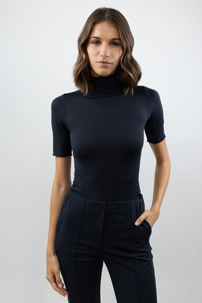 Short Sleeve Turtleneck