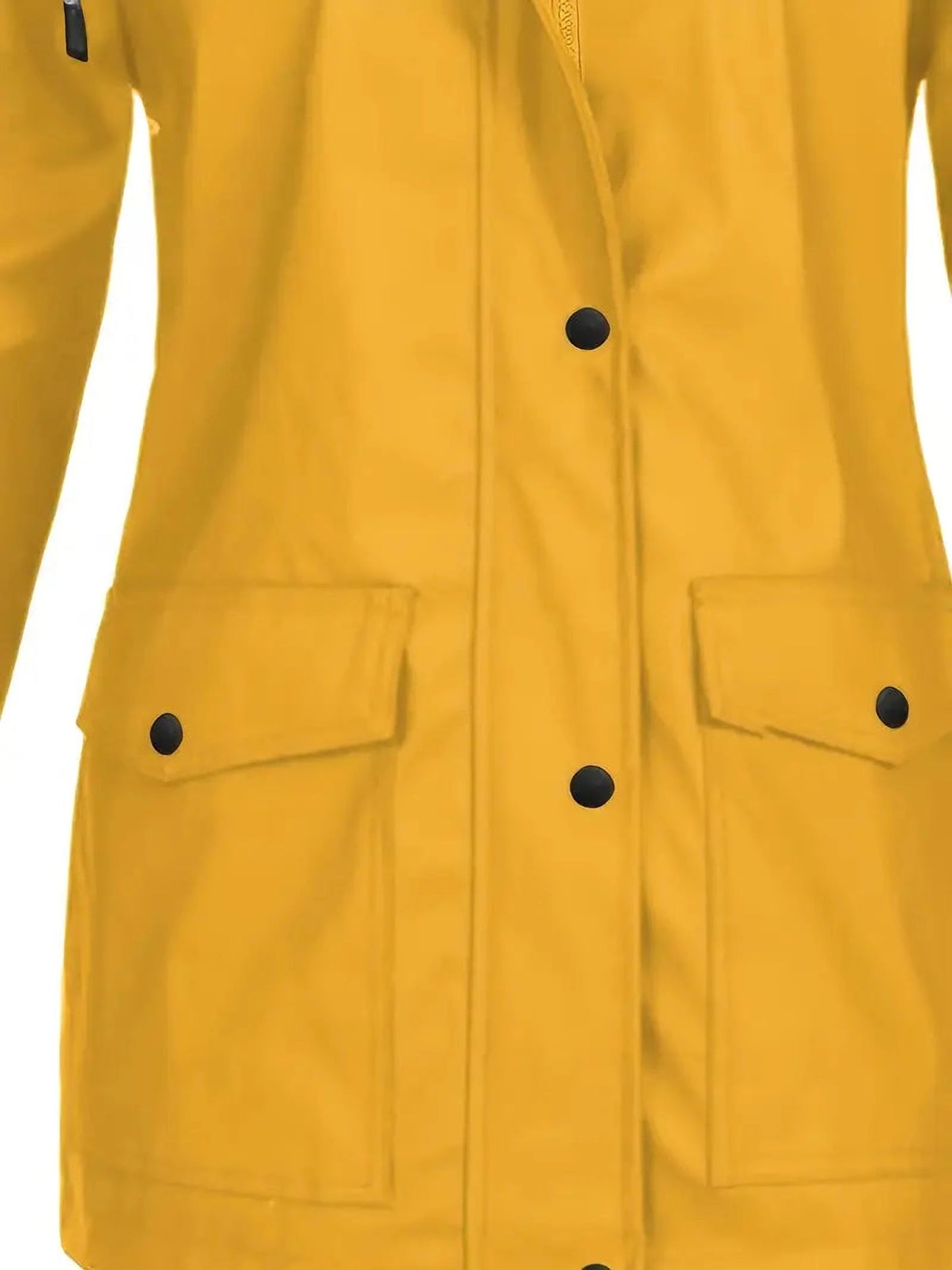 Camila Women’s Lightweight Hooded Windbreaker – Casual Button-Up Jacket