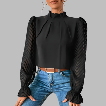 Mariana Lightweight Long-Sleeve Top – Coastal-Inspired Breathable Design