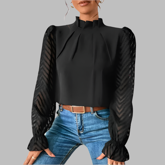 Mariana Lightweight Long-Sleeve Top – Coastal-Inspired Breathable Design