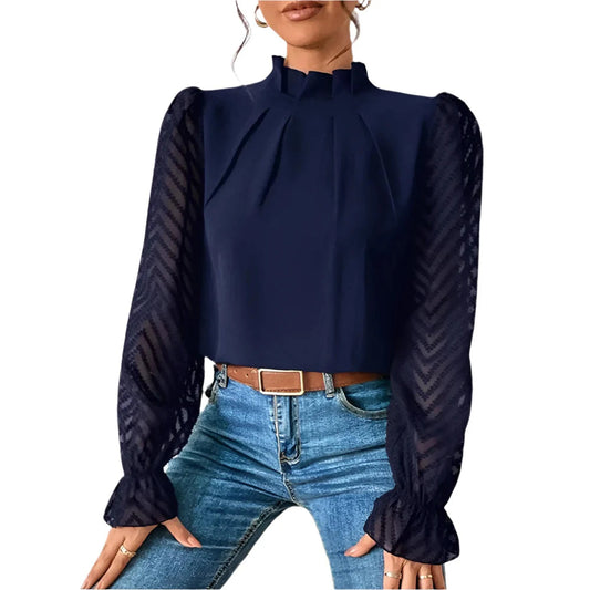Mariana Lightweight Long-Sleeve Top – Coastal-Inspired Breathable Design