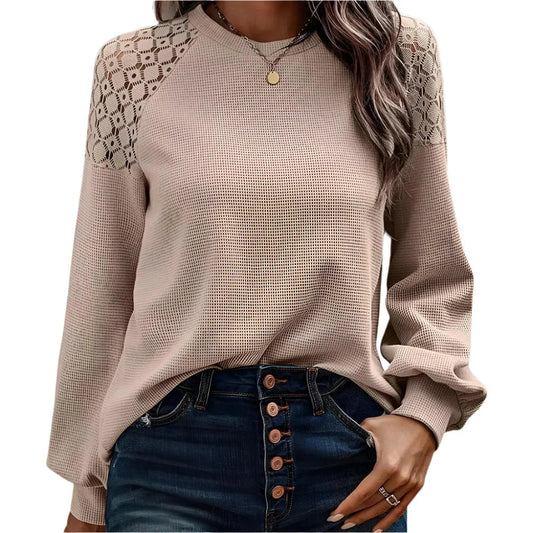 Aurora Trendy Sweatshirt – Women’s Cozy Everyday Layer in Rich Brown
