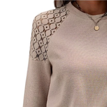 Aurora Trendy Sweatshirt – Women’s Cozy Everyday Layer in Rich Brown