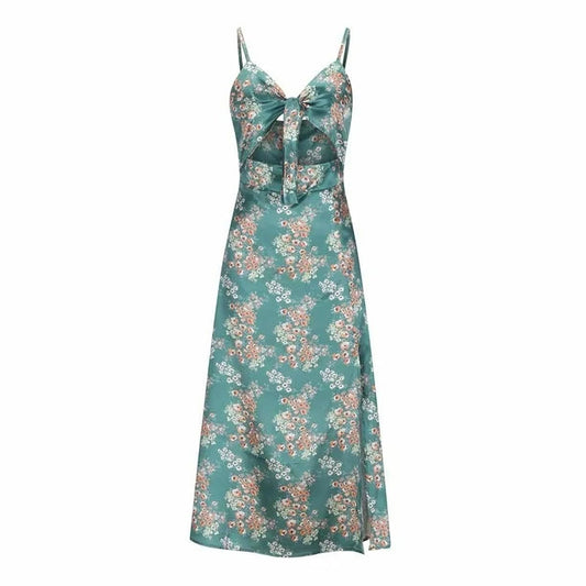 Isabella Floral Midi Dress – Women’s Effortless Garden-Inspired Style