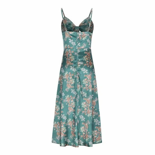Isabella Floral Midi Dress – Women’s Effortless Garden-Inspired Style